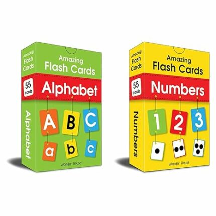 Amazing Flash Cards Numbers: Early Development of Preschool Toddler (55 Cards)