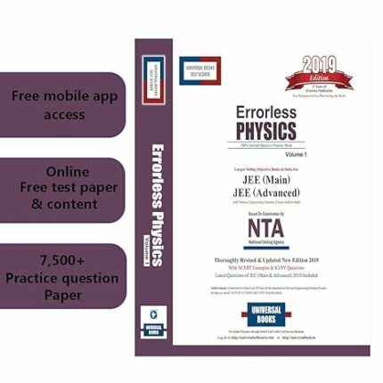 NEW ERRORLESS PHYSICS IIT JEE (Set of 2 Volumes), NTA 2019