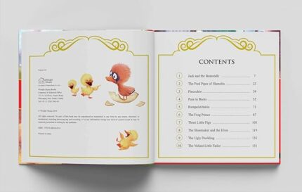 Classic Fairy Tales: Ten Traditional Fairy Tales For Children (Abridged and Retold With Large Font F