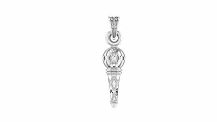 Efinito Sterling Silver (92.5% purity) God Hanuman GEfinito Pendant for Men & Women Pure Silver Lord Bajrang Bali GEfinito Locket for Good Health & Wealth