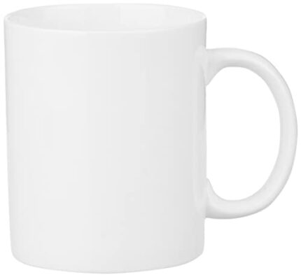Efinito - 330ml - White Coffee/Milk/Tea Mug - Glossy (1 Piece)