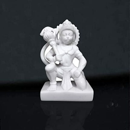 Efinito Lord Hanuman Idol for Car Dashboard | Bajrangbali | Balaji Murti | Hanuman Ji Statue | Hanuman Idol for Pooja Room | Home Temple | Puja | Gifting Purpose