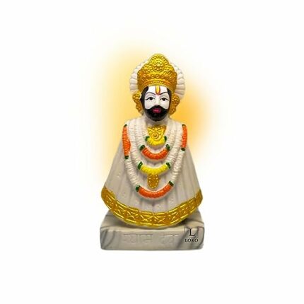 Efinito God Khatu Shyam ji Murti Lord Shyam Dev Spiritual Worship Vastu Murti Religious & Idol for Temple Home Decor Office Decor Decoration Gifts for Family Friends Office Mother Father.