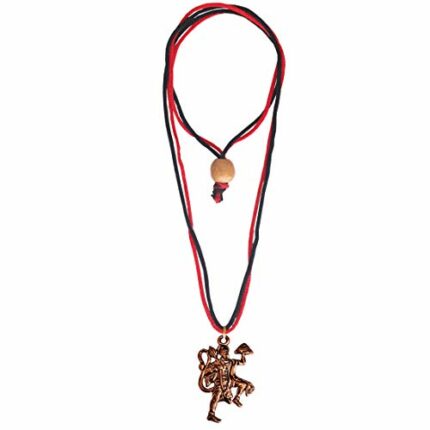 Efinito Pawan Putra Hanuman Pendant with Adjustable Rope for Men