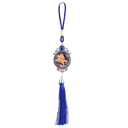 Efinito Acrylic Shirdi Sai Baba Two Side Frames Car Hanging God Idol (Assorted Colour ).