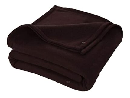 Efinito Collection Soft Warm Fleece Material Single Bed Blanket - brown (60*90 inches), lightweight