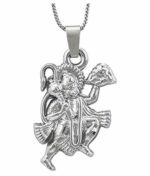 Efinito 925-92.5 Sterling Silver Anjanaya (Hanuman) Fashion Pendant locket for Men Women Kids Boys and Girls (WITHOUT CHAIN)