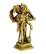 Efinito Brass Panchmukhi Hanuman Anjaneya Pavan Putra Bajrangbali Idol Murti Moorti Statue (6.5 Inch) - Image 2