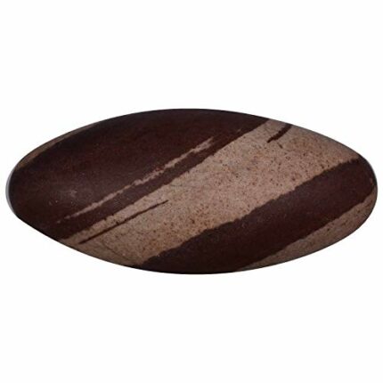 Efinito  Stone Narmadeshwar Shiv Ling, Shiva Lingam, Indian God Idols & Statues (2" Inch Medium Size) Brown