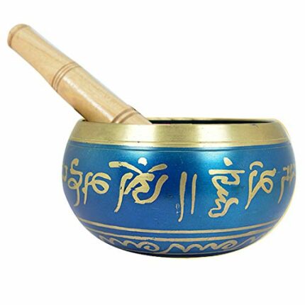 Efinito Singing Bowl?| Tibetan Buddhist Prayer Instrument With Wooden Stick | Meditation Bowl | Music Therapy | 5 Inches Approx