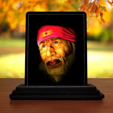 Efinito Sai Baba ji Car Dashboard Idols Figurine Showpiece a |for car and Home|All Purpose