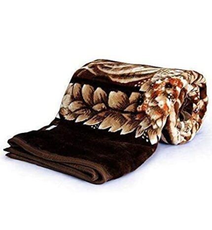 Efinito Celerrio Warm Mink Double Bed Double ply Blanket for Winter (Multicolour, 90 x 90 Inches). Multicolor