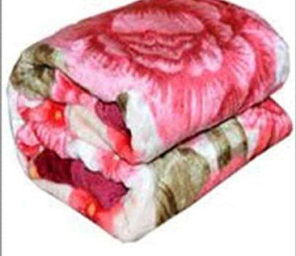 Efinito Bezzilish Home Ultra Soft Luxurious Embossed Very Warm Korean Mink Blanket Single Bed for Winters - Multicolor (60 x 90 Inches) Pack of 1, Soft Fabric, lightweight