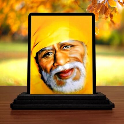 Efinito Sai Baba ji Car Dashboard Idols Figurine Showpiece | for car and Home| All Purpose