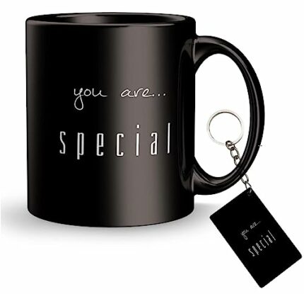 Efinito Valentine Gifts for Your Love, Boyfriend, Girlfriend, Husband, Wife, Friends & Special Moments Birthday Gifts, Anniversery Gifts, You are Special (White Black, Ceramic Coffe Mug