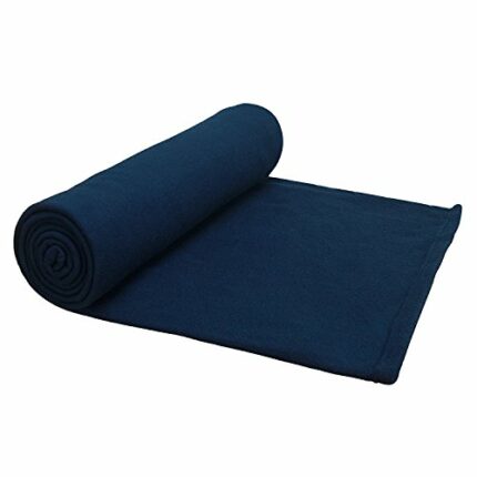 Efinito Polar Fleece 250TC Single Bed Blanket - Navy Blue