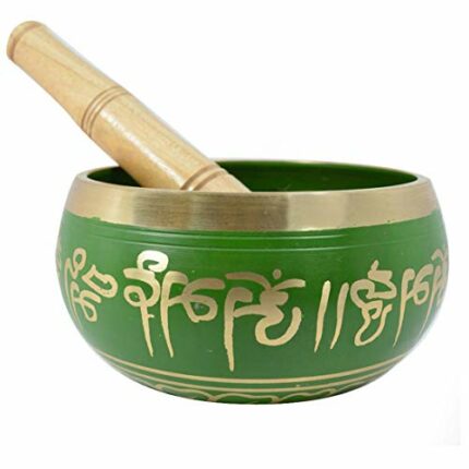 Efinito Singing Bowl?| Tibetan Buddhist Prayer Instrument With Wooden Stick | Meditation Bowl | Music Therapy | 4 Inches Approx