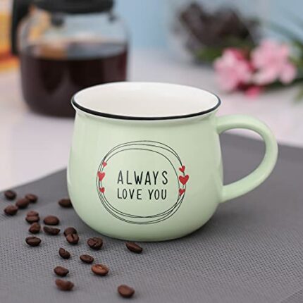 Efinito Donald Ceramic Milk & Coffee Mug, 330ml, 1 piece, ZS-DB-07