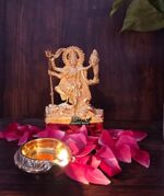 Efinito Metal Maa Kali Auspicious Indian Art Statues Idol Showpiece- Golden, Small - Image 3