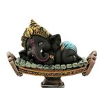 Efinito Resin Ganesh Statue Murti For Festival Office Home D?cor Living Room Decoration Items For Home Living Room Pooja Room Table Gift (16 Cm X 11 Cm), Multi Colour - Image 2