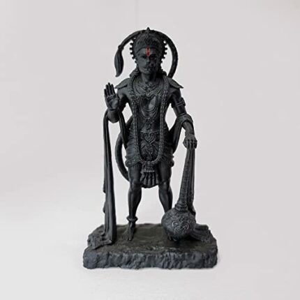 Efinito Lord King of Sarangpur Hanuman for Car Dashboard,Temple Idol,Office Decor,Corporate Gifts,Diwali Gift,Home Decor,Festivals (Black)