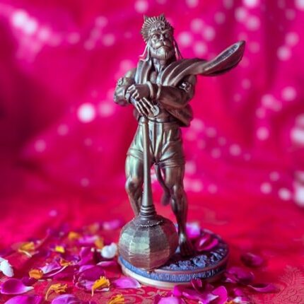 The Artist Company Bahubali Hanuman Idol for Car Dashboard and Home Decor | Premium Resin Murti | Ideal for Pooja Room, Office, and Gift Items | Size: 9 Inches