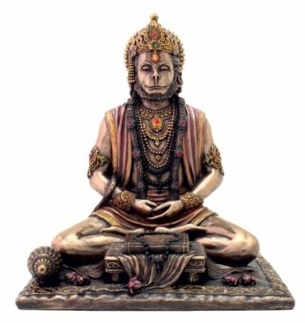 Efinito Hanuman Idol Strength Sculpture - Cold Cast Bronze Sculpture - Bajrangbali Statue Decor Gifts