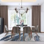 Efinito Premium Italian Carpets for Living Room/Bedroom/Home, Waterproof and Anti-Skid (Marble Blue, 3x5fts) - Image 3