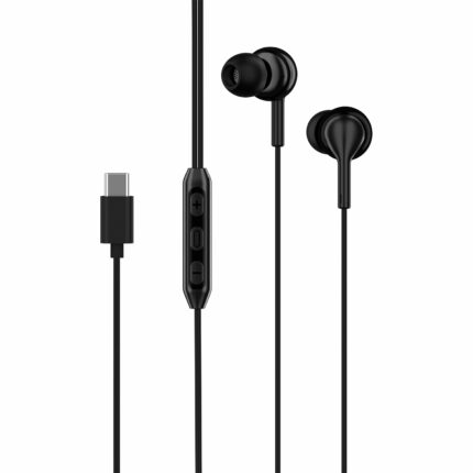 boAt Bassheads 100 C Wired Earphones with Type-C Jack, in-Line Microphone, in Ear, 10Mm Drivers, Signature Sound, Integrated Controls & Multi-Os Compatibility(Black) | Wireless | Bluetooth | Earbuds | Noise Cancelling | Long Battery Life | Fast Charging