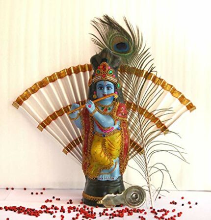 Efinito Vishu Kani Kit of Fibre Krishna Idol(30cm), thiru udayEfinito, mayilpeeli, Fancy Brass vaalkannadi and kunnikuru