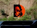 Efinito Acrylic Hanuman Car Hanging Logo Accessory 3.5 Inch Orange, 1 Piece - Image 4