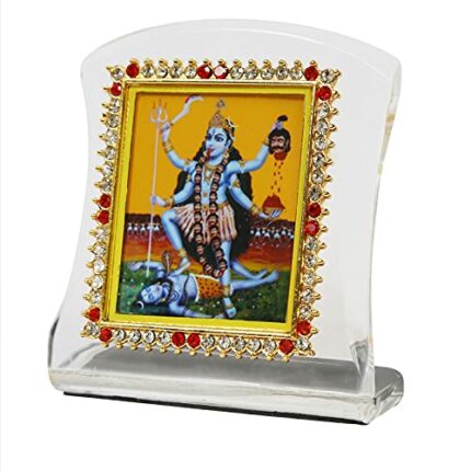 Efinito Religious Idol Acrylic Showpiece Figurine for Car Dashboard, Home & Office D?cor (Kali Ma)