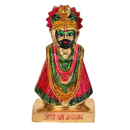 Efinito God Khatuwale Khatu Shyam Ji Maharaj khatu Shyam ji murti Idol Statue Sculpture | Pooja Idols - Home Decor (Multicolor)