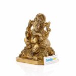 Efinito Brass Lord Ganesh Idol, 4 Inches Height, Golden (GBS178) - Image 3
