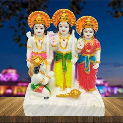 Efinito Ram Darbar Murti - Lord Ram Sita Laxman and Hanuman Statue for Home & Office