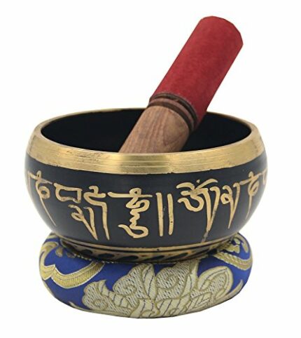Efinito Tibetan Meditation Om Mani Padme Hum Peace Singing Bowl With Mallet