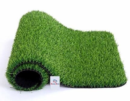 Efinito 45 mm Soft and Durable Plastic Turf Carpet Mat, Artificial Grass (16" X 24") Green-HEART11762, Standard (HEART011762)