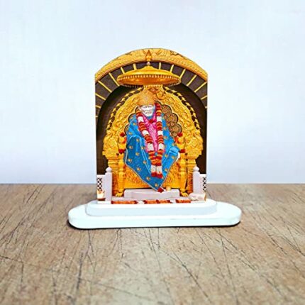 Efinito Acrylic Car Dashboard Idol Both Sided (Sai Baba Car Dashboard)