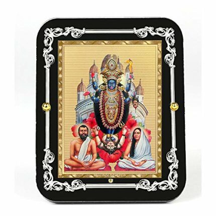 Efinito Gold Plated Ramakrishna Paramhansa with Goddess Kali ji God Idol for Home /Puja Ghar / Office (R1CB)