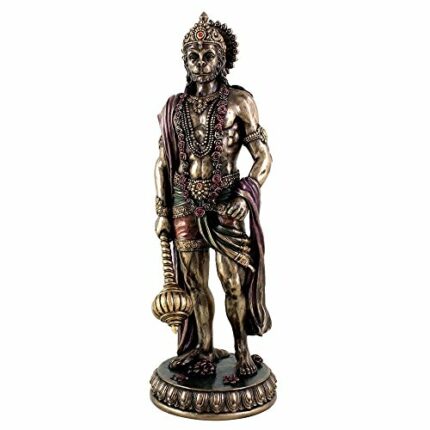 Efinito Composite of Bronze and Resin Hanuman Idol, 10.75 Inches
