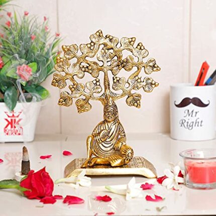 Efinito Sirdi Saibaba Metal Statue Under Tree for Pooja,Decorative for Home,OfficeTable,Sai Nath Murti Idol Showpiece Figurines Gift Article,Corporate Gift,Religious Decorative...