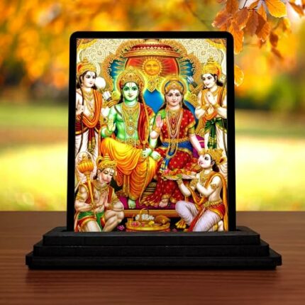 Efinito Ram Darbaar 1410 Car Dashboard Idols Figurine Showpiece|for Temples|for Home|All Purpose