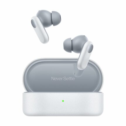 OnePlus Nord Buds 2r True Wireless in Ear Earbuds with Mic, 12.4mm Drivers, Playback:Upto 38hr case,4-Mic Design, IP55 Rating [ Misty Grey ] | Bluetooth | Noise Cancelling | Long Battery Life | Fast Charging