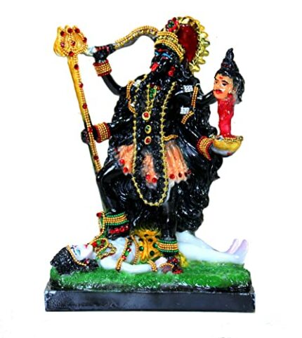 Efinito Resin Kaali MATA Kali Maa Murti Idol Statue Sculpture (8.5" inches) Multicolor
