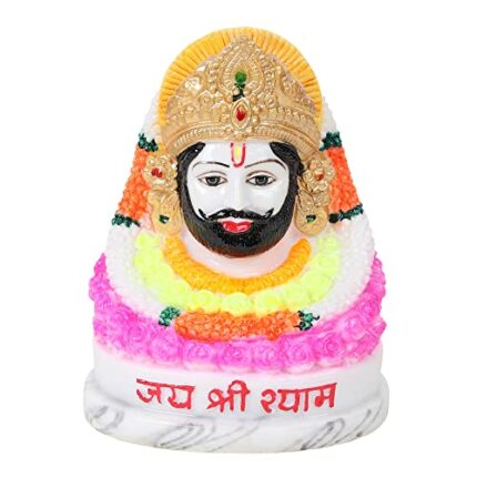 Efinito Resin Khatu Shyam Ji Statue | Shyam Baba Idol for Home Temple | Pooja Idols | Home Decor - Multicolor