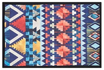 Efinito Lightweight Washable Rug Runner for Bedroom/Living Area/Home with Anti Slip Backing |26X36 Inches |Standard |Brown| Pack of 1 |