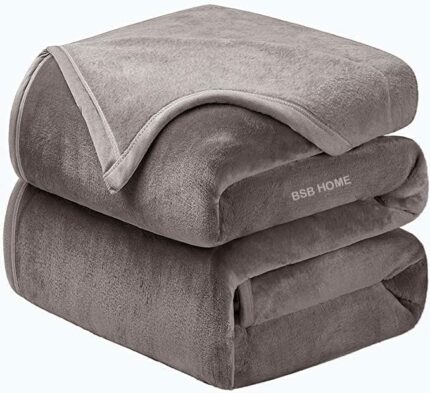 Efinito? Mink Blanket for Single Bed 1.4 kg Blanket | Ultrasoft & Lightweight Solid Blanket for Winter & Mild Winter Sofa, Couch - Single, 60x88 inches - 1.4 kg | Grey