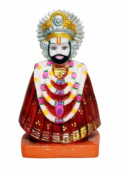Efinito Resin Lord Khatu Shyam Ji Idol, 13 cm, Multicolour