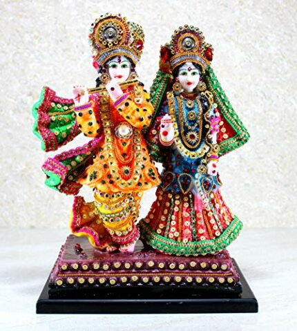 Efinito Radha Krishna Kishan Murti Idol Statue Sculpture - Resin (Radha Krishna Standing)