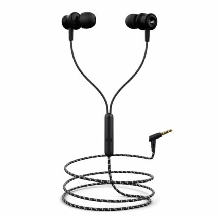 boAt Bassheads 152 in Ear Wired Earphones with Mic(Active Black) | Wireless | Bluetooth | Earbuds | Noise Cancelling | Long Battery Life | Fast Charging